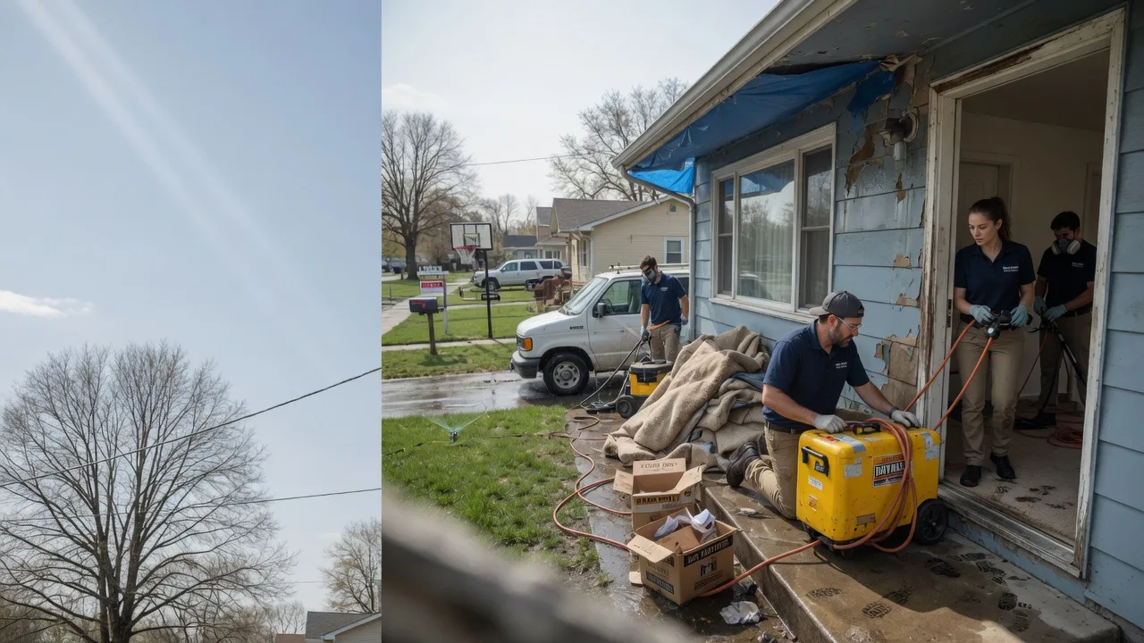 Basement Flood Cleanup in Memphis, IN near me